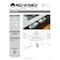 Rev-A-Shelf Polystyrene, White, 24 in W, 3.81 in H, 2.13 in D, 2.13 in L, White LD-6591-24-11-1 - alternate 6